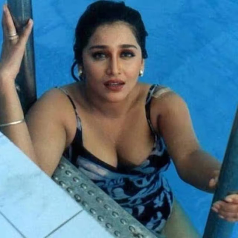 Madhuri Dixit in a swimsuit