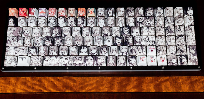 Cakeups for the Akhegao keyboard