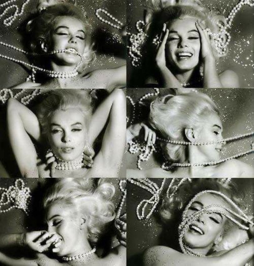 Marilyn Monroe 1962 Pearls