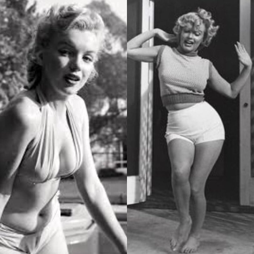 Marilyn Monroe without surgery