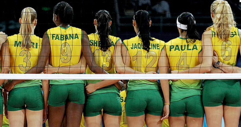The priests of the Brazilian volleyball players