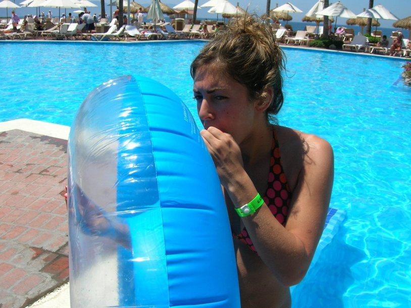 Blowing Up Swim Ring