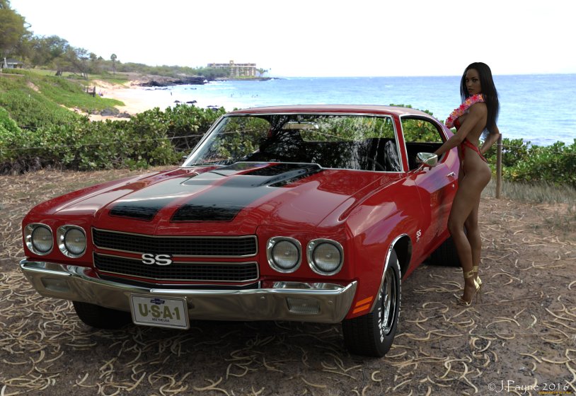 American cars and chicks