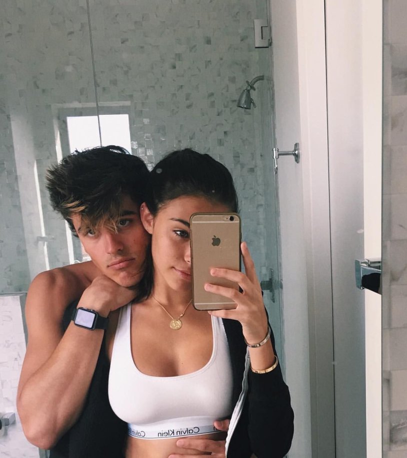 Couple selfie