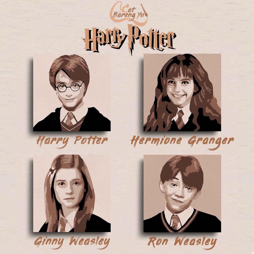 Harry Potter Hermione and Ron