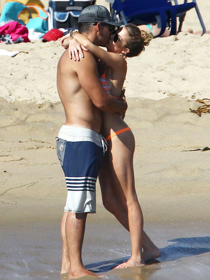 Leanne Rimes with her husband