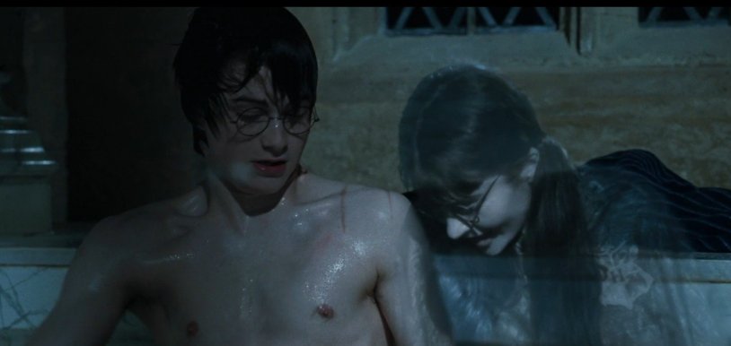 Harry Potter and the Goblet of Fire Harry and Moaning Myrtle