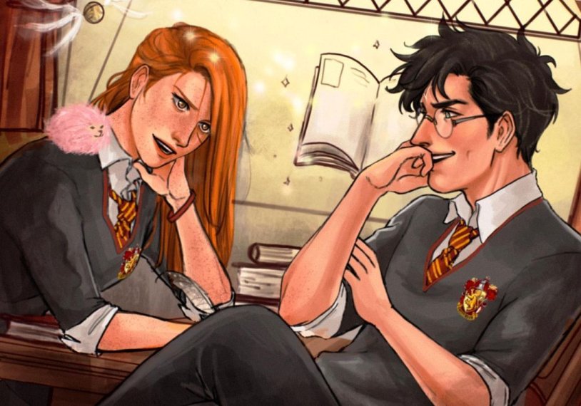 Harry Potter and Ginny Weasley Art