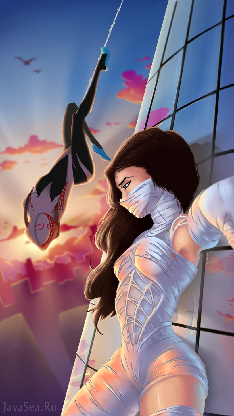 Felicia Hardy and Selina Kyle Kiss