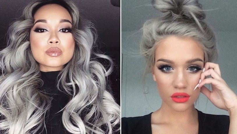 Gray hair trend