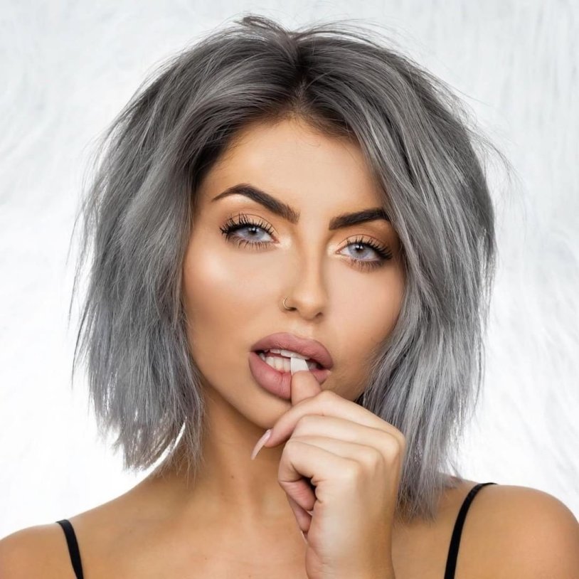 Sarah Marie Karda white hair