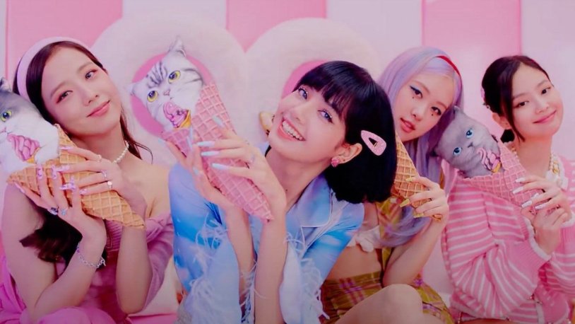 Black Pink Ice Cream