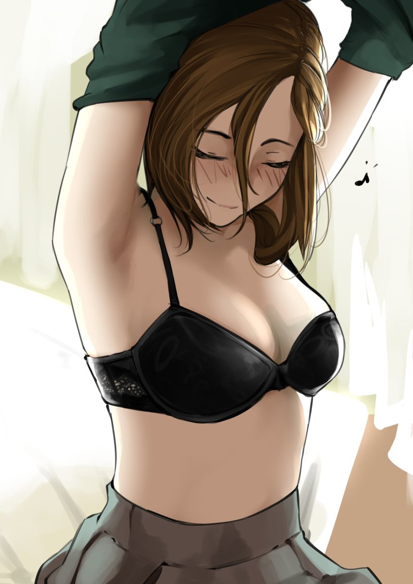 Beautiful breasts in a bra