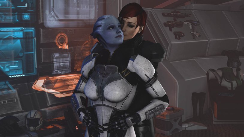 Mass Effect 3 Liara and Shepard