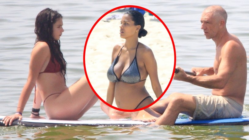 Virgo Kassel in a swimsuit