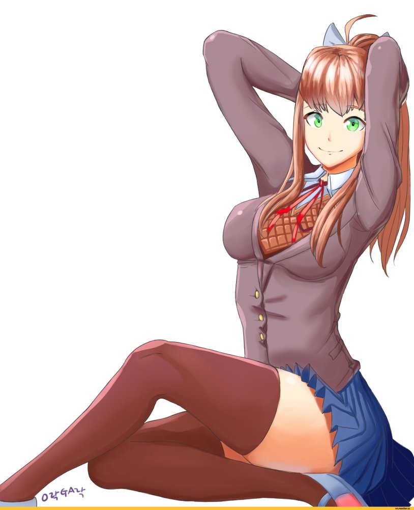 Monika from doki +18