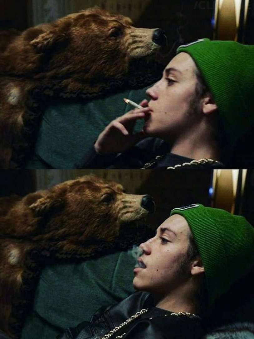 Smoking Carl Gallagher