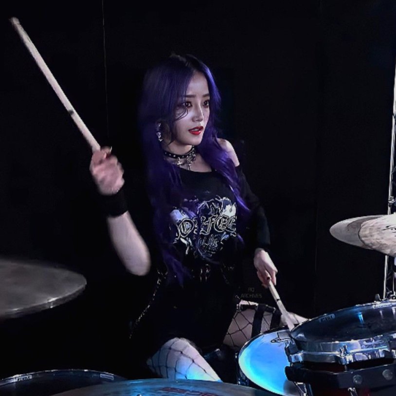 Female drummer