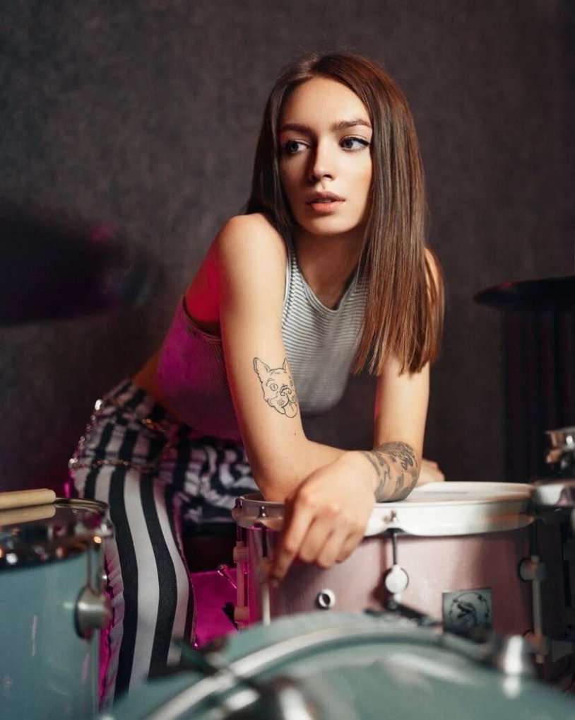 Christina the drummer