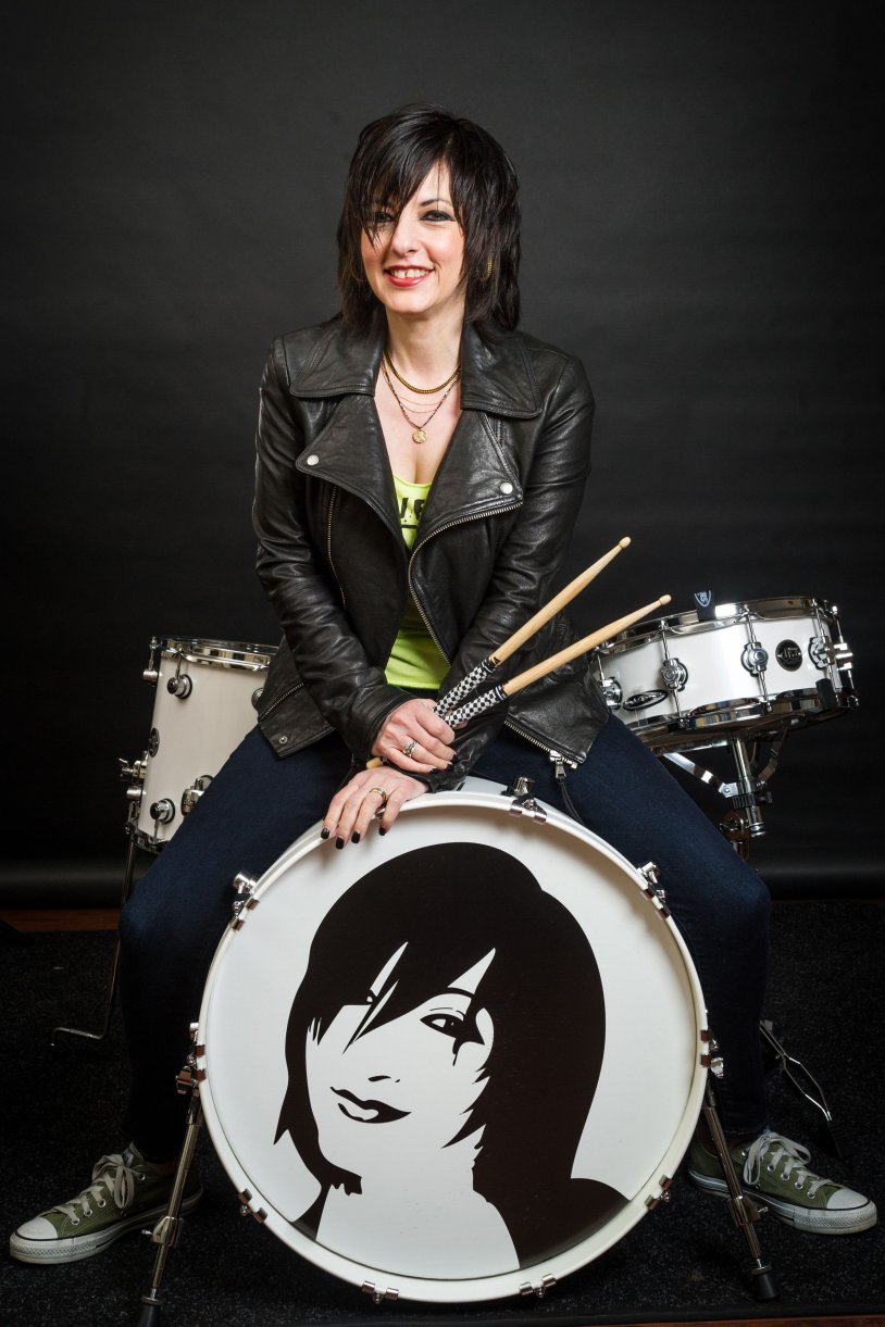 Girl drummer