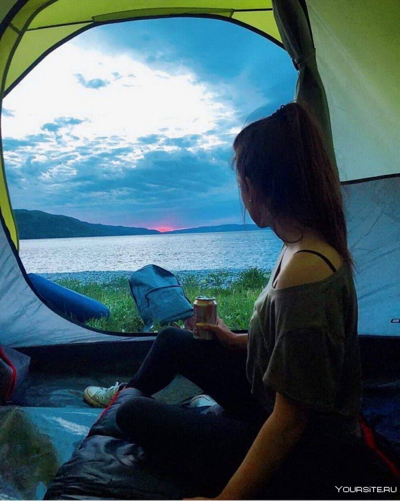 Sea view from the tent