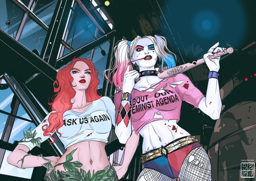 Harley and Ivy and the Joker
