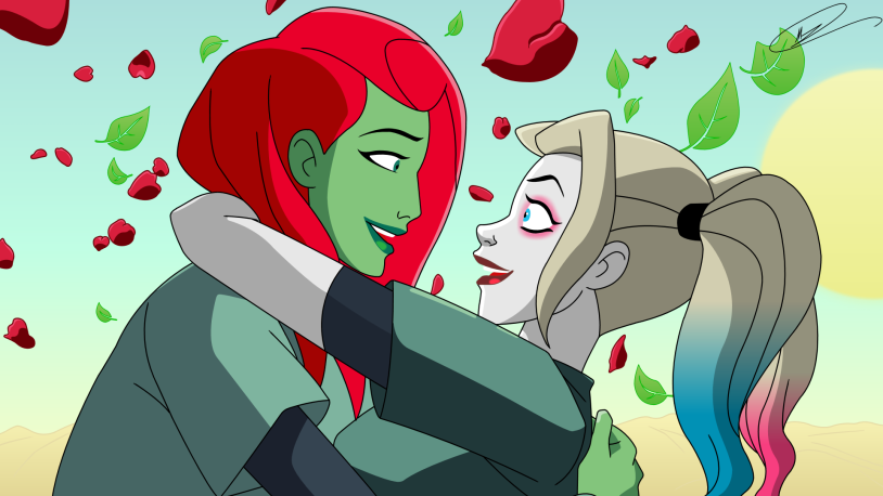 Harley Quinn and poison ivy