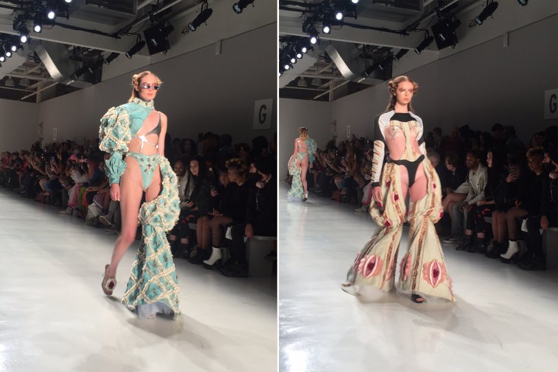 Namilia Spring-Summer 2018 show: fashion and genitals (18+)