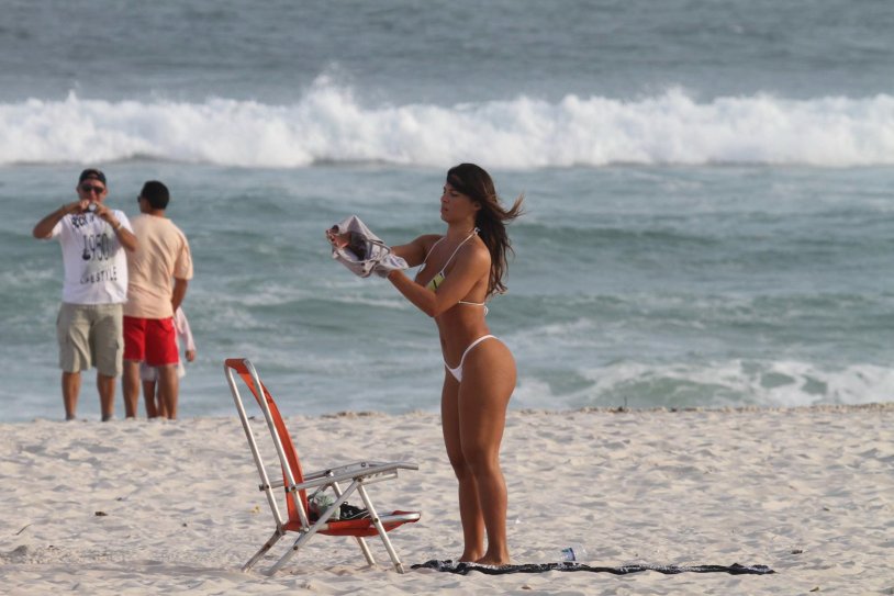 Girls on the beach in Brazil