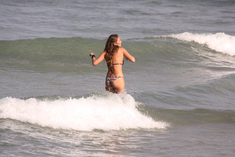 Brazilian beach surfing