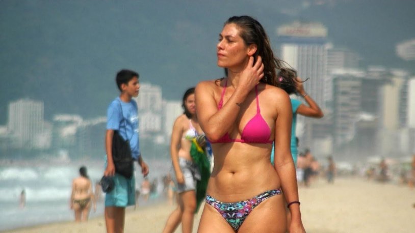 Copacabana beach Rio de Janeiro girls