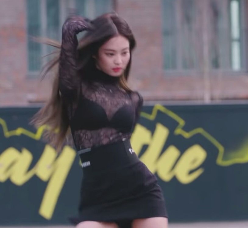 Jennie Kim in a dress