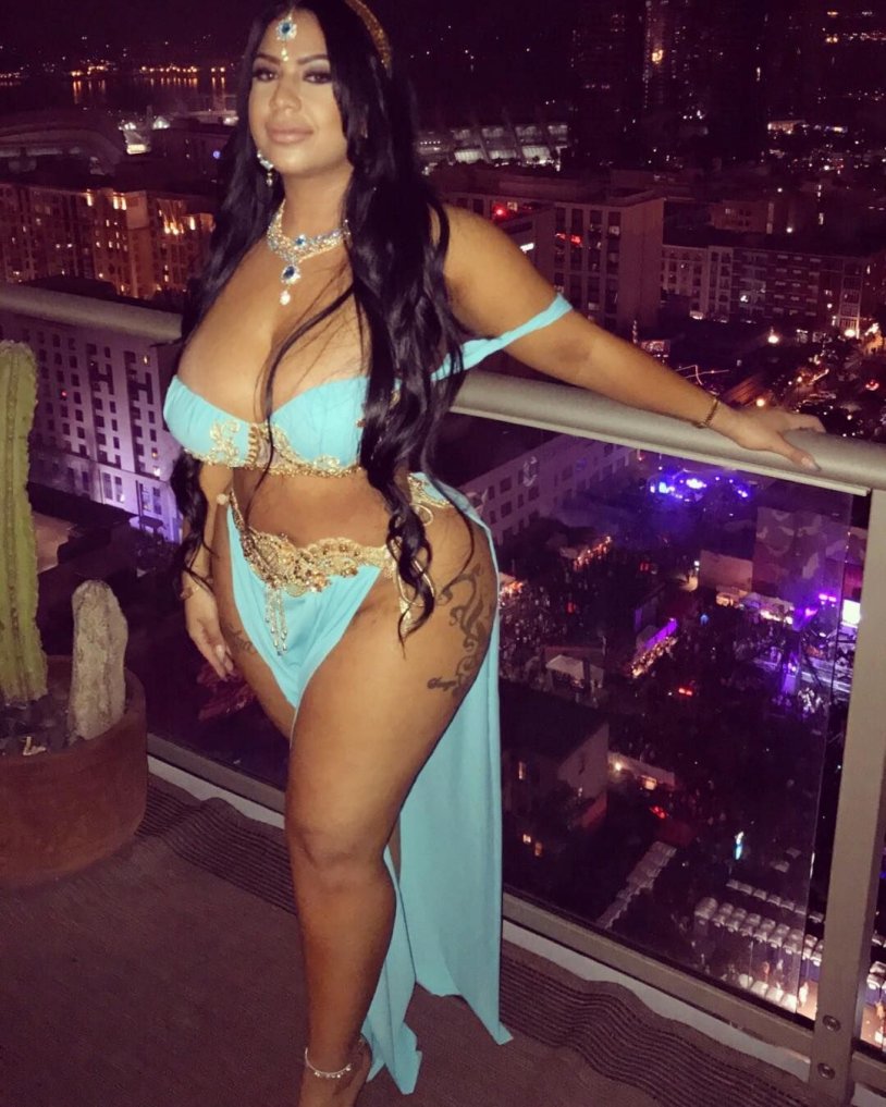 Model Kellee Moran in a swimsuit