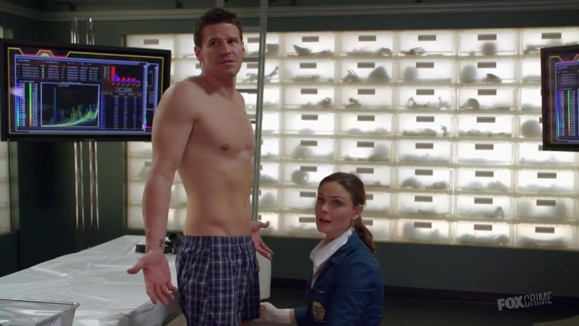 David Boreanaz Shirtless Bones