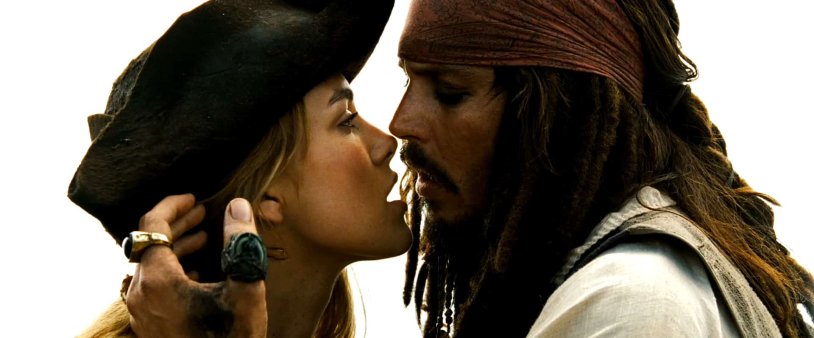 Jack Sparrow and Elizabeth Swann