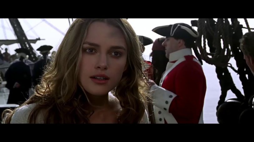 Keira Knightley Pirates of the Caribbean 1