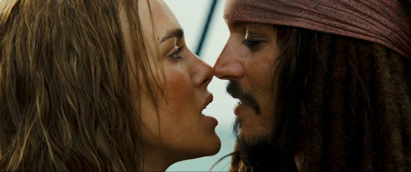 Jack Sparrow and Elizabeth Swann love