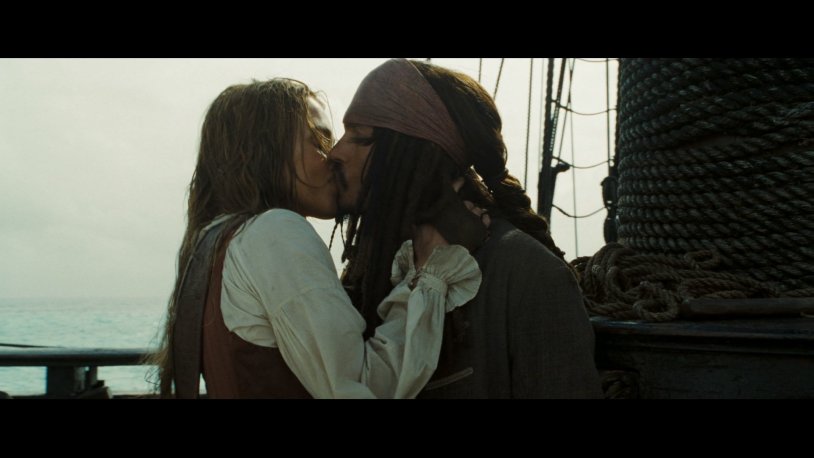Jack Sparrow and Elizabeth Swann
