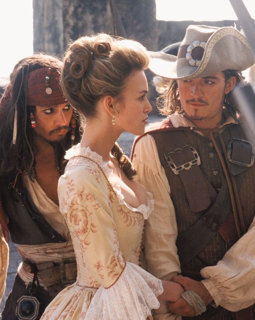 Elizabeth Swann in a dress