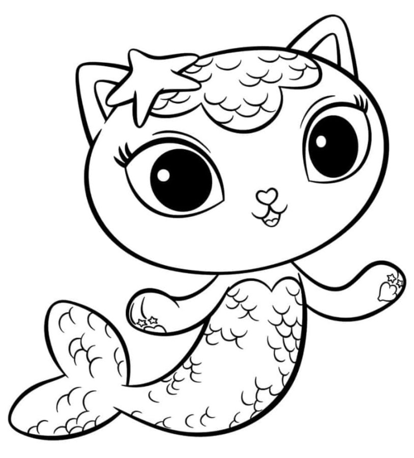 Gabby Dollhouse coloring page