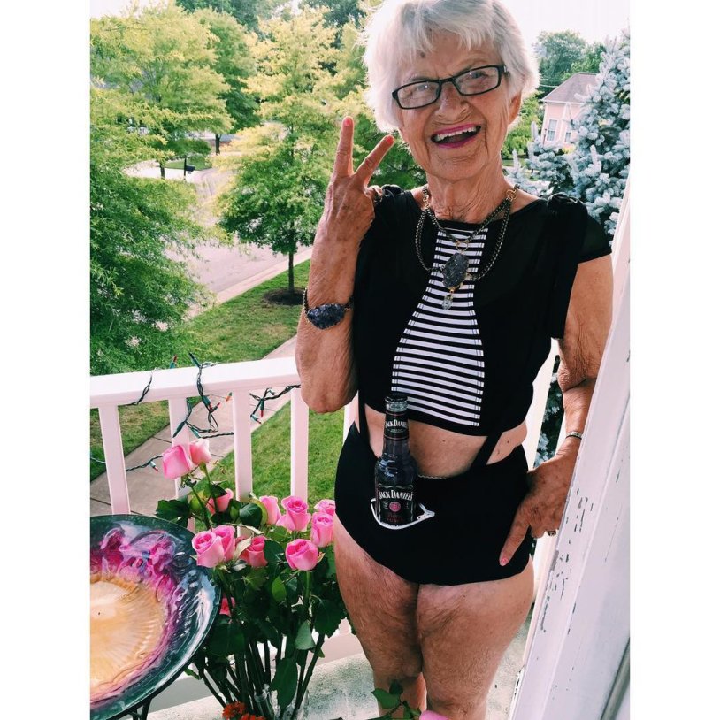 Grannies in lingerie