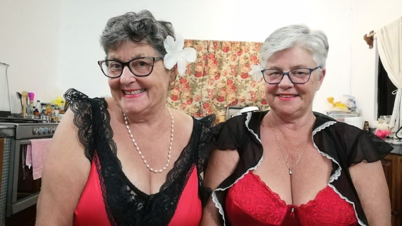 Old women with big busts