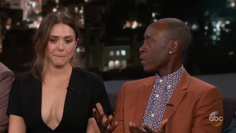 Don Cheadle and Elizabeth Olsen
