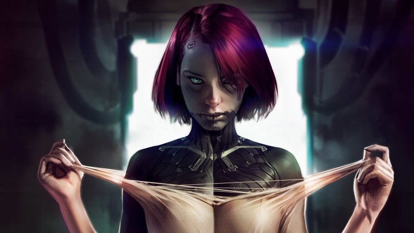 Cyberpank Evelyn Parker