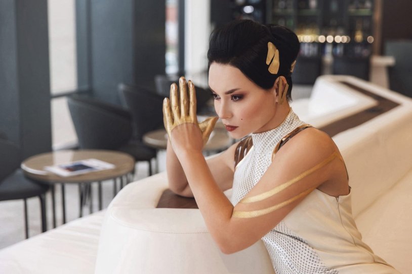 Cyberpunk 2077 scene with Meredith Stout