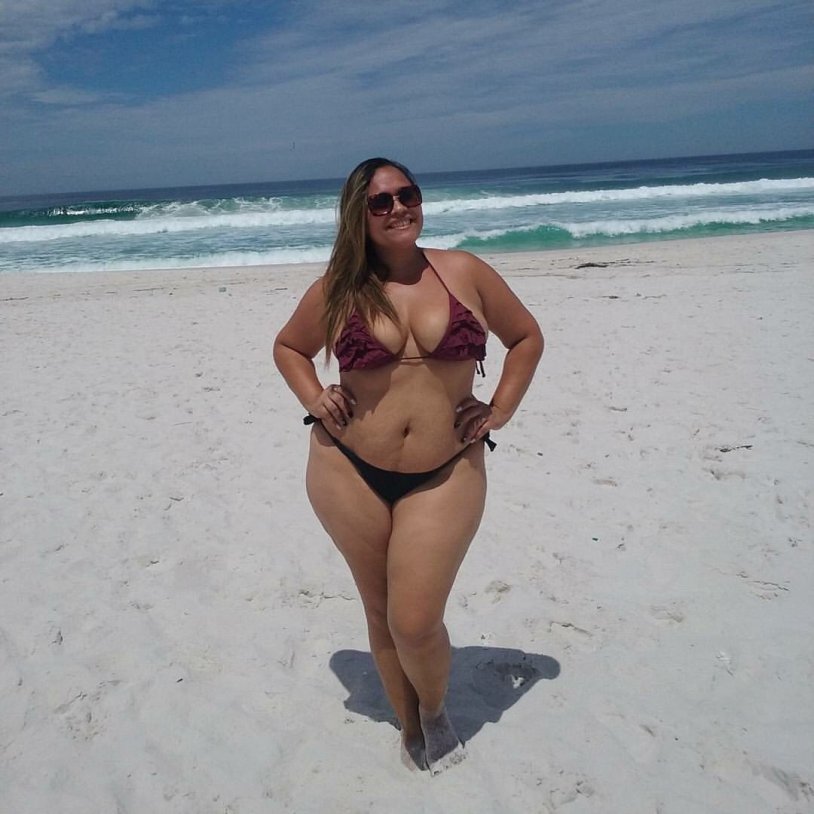 Plus size model Denise Bido