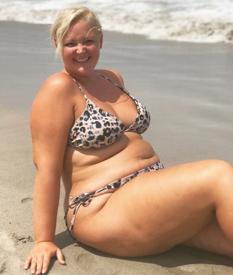Fat older women in swimsuits