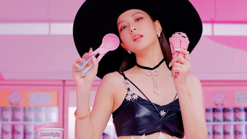 Black Pink Ice Cream