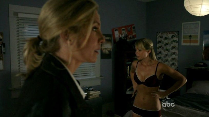 Visitors 2009 Elizabeth Mitchell in Lingerie