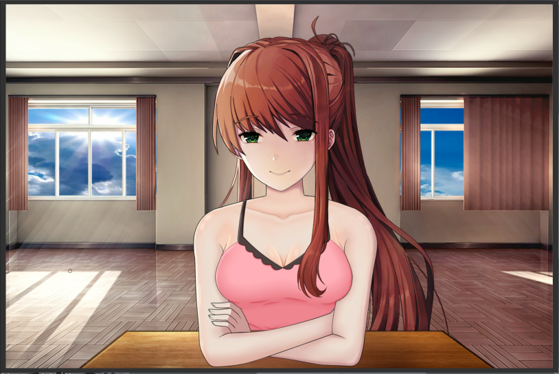 DDLC Monica in swimsuit